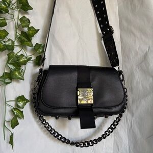 Killstar Darkwave Shoulder Bag Black Goth Punk Chain Studded Purse 🦇 NWOT